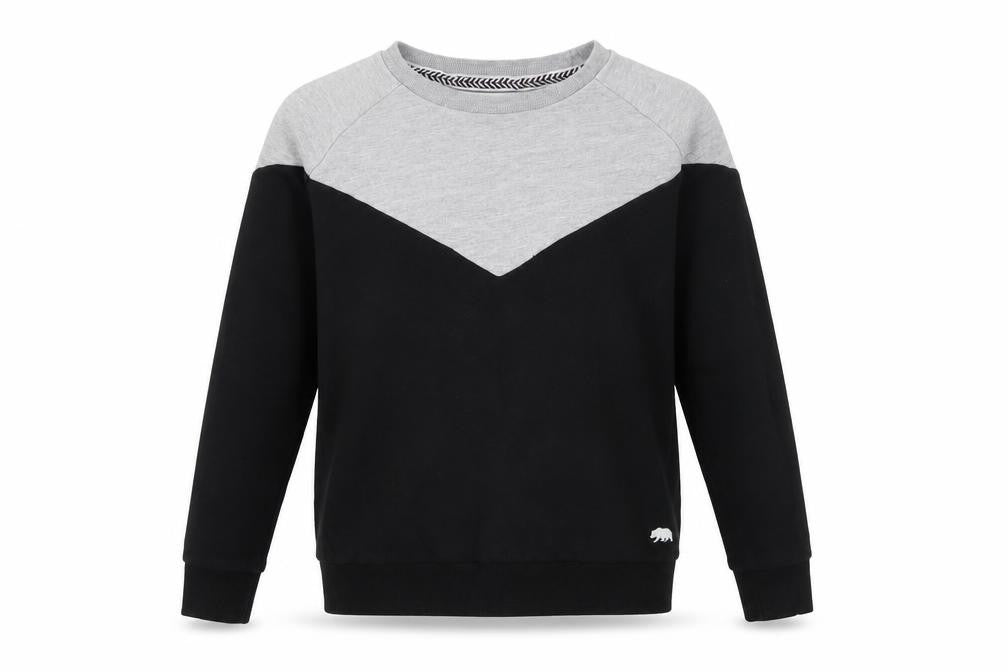 Front view of SoulCal unisex adults colourblock sweatshirt, size 10