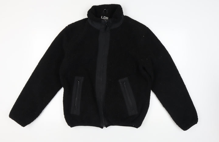 Brave Soul Men's Black Basic Jacket - Size L