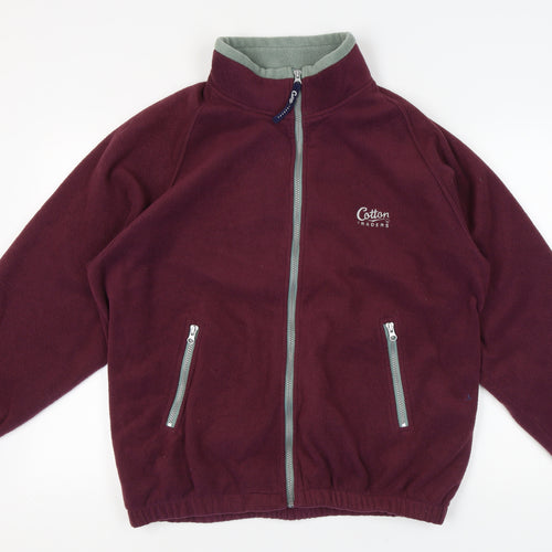 Cotton Traders Men's Purple Fleece Jacket L