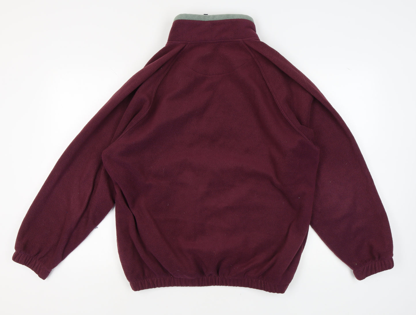 Cotton Traders Men's Purple Fleece Jacket L