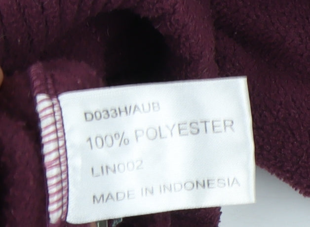 Cotton Traders Men's Purple Fleece Jacket L
