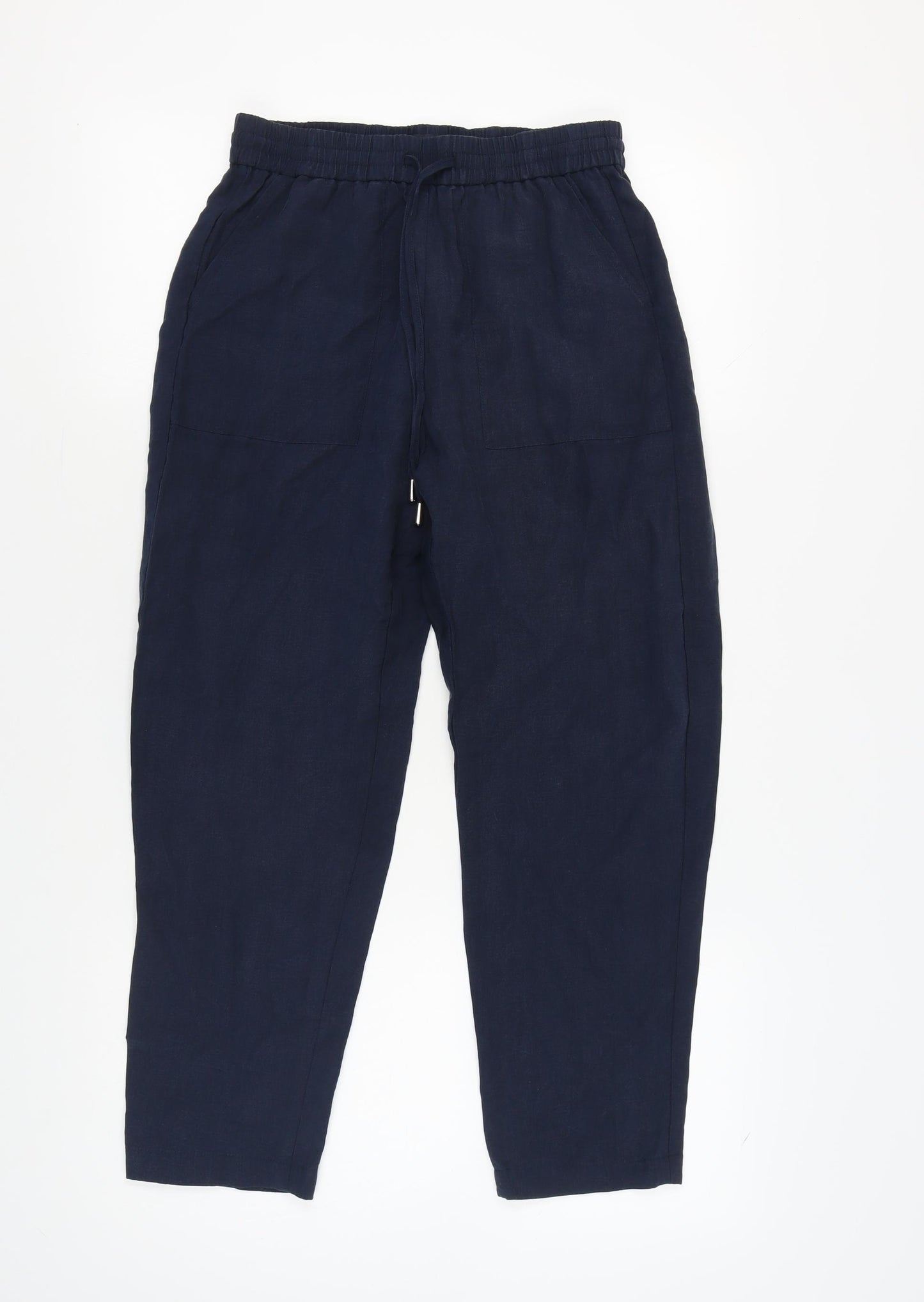 Marks and Spencer Women's Blue Relaxed Trousers