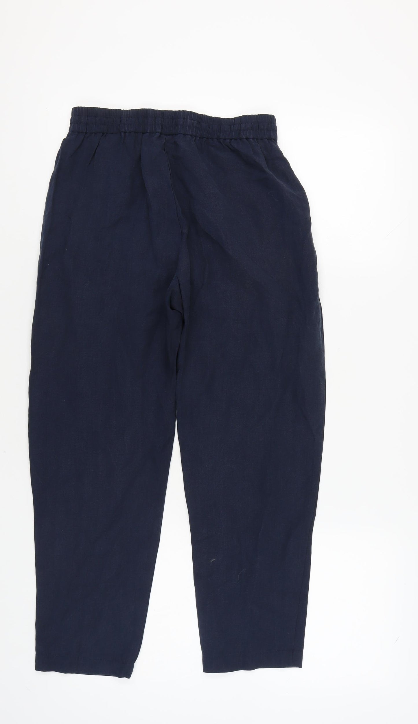 Marks and Spencer Women's Blue Relaxed Trousers