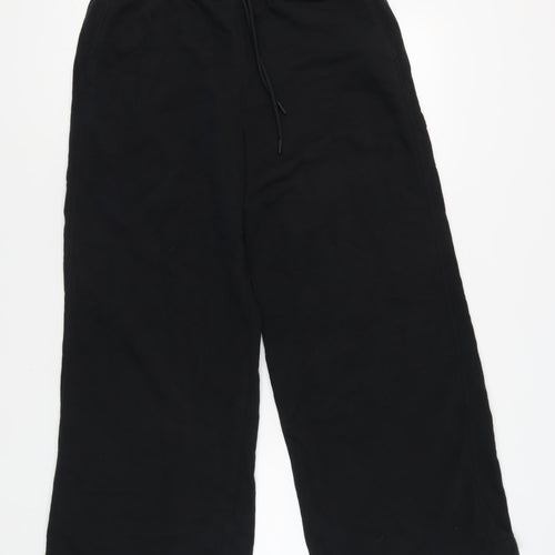 Marks & Spencer Women's Black Wide-Leg Trousers Size 14
