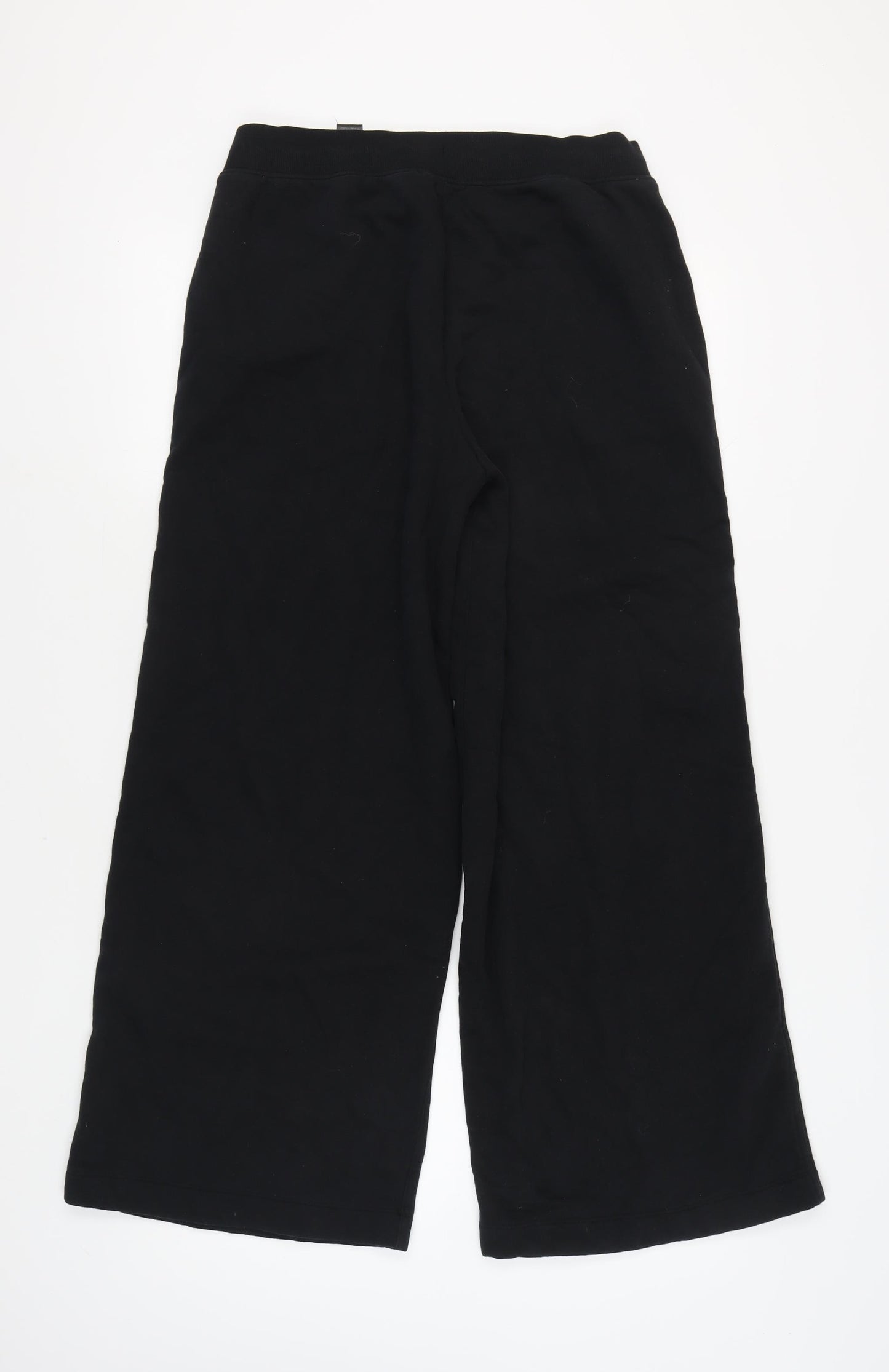 Marks & Spencer Women's Black Wide-Leg Trousers Size 14