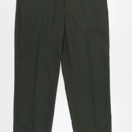 Woodville Men's Green Trousers, 38R, Straight Leg