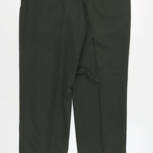 Woodville Men's Green Trousers, 38R, Straight Leg