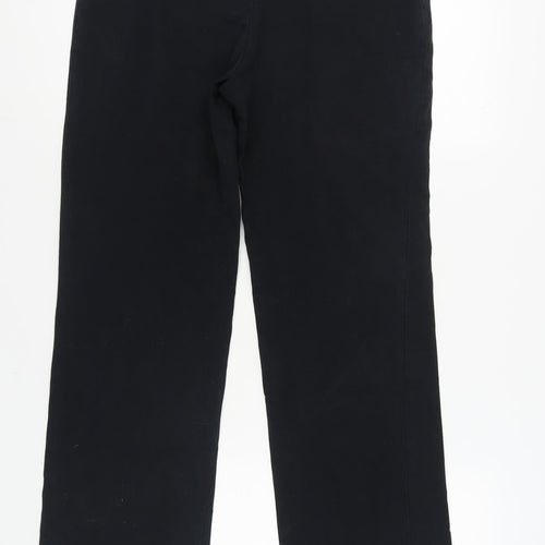Marks and Spencer Women's Black Straight Trousers Size 16