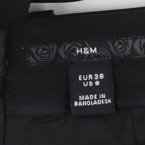 H&M Women's Black Trousers Size 10
