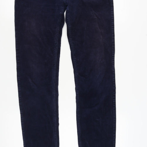 Joules Men's Blue Corduroy Trousers Size 30