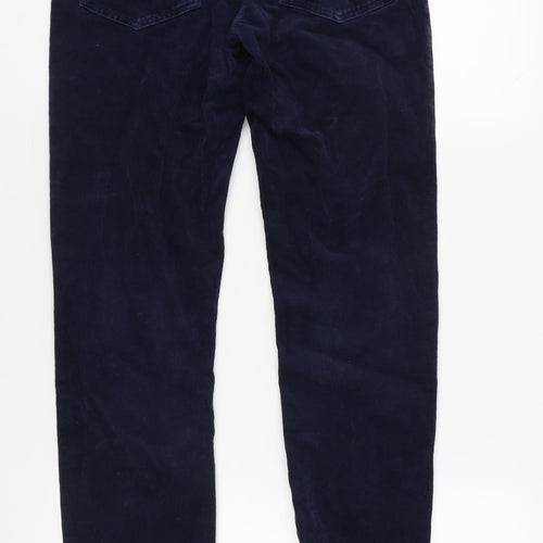 Joules Men's Blue Corduroy Trousers Size 30