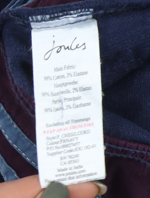 Joules Men's Blue Corduroy Trousers Size 30