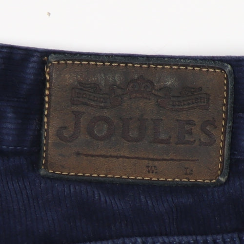 Joules Men's Blue Corduroy Trousers Size 30