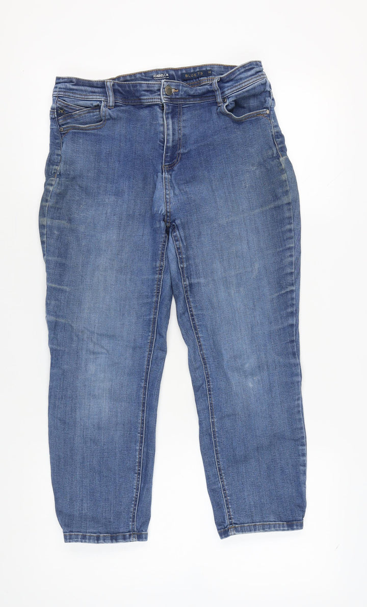 BLUE 73 Women's Blue Denim Jeans Size 14