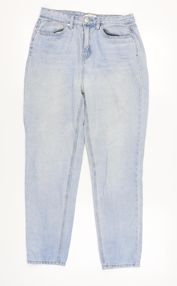 Miss Shop Women's Blue Mom Jeans Size 12