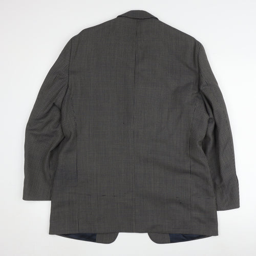 Van Gils Men's Grey Check Blazer 38S Classic Jacket