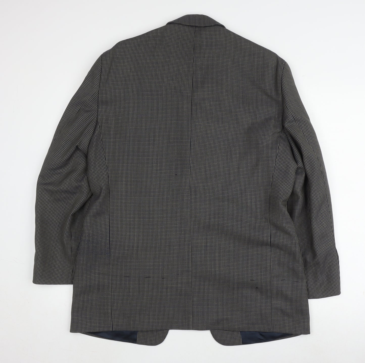 Van Gils Men's Grey Check Blazer 38S Classic Jacket