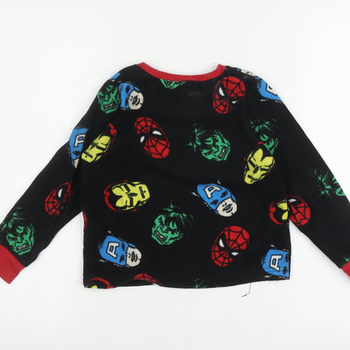 Marvel Comics Boys Black Superhero Pyjama Top Age 6