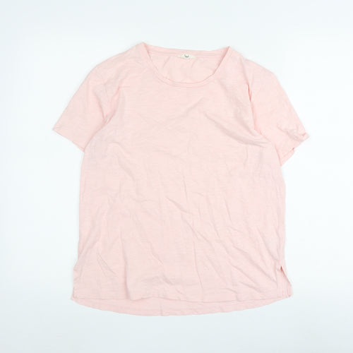 Hush Pink Women's T-Shirt - Size S, Crew Neck, Spring Style