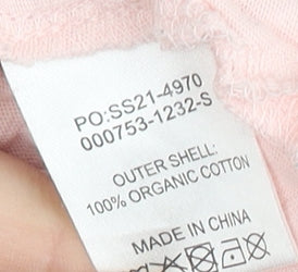 Hush Pink Women's T-Shirt - Size S, Crew Neck, Spring Style