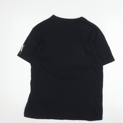 Armani Exchange Men's Black Graphic T-Shirt - Small