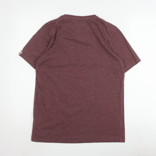Tokyo Laundry Men’s Burgundy V-Neck T-Shirt M