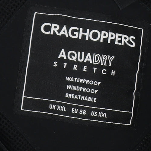 Craghoppers Men's 2XL Black Waterproof Parka