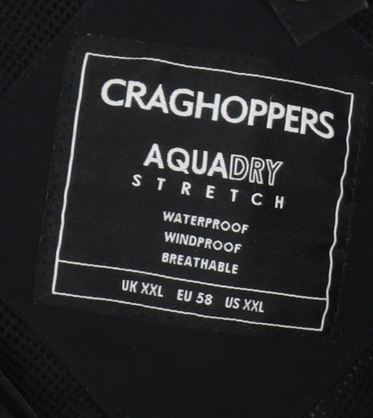 Craghoppers Men's 2XL Black Waterproof Parka