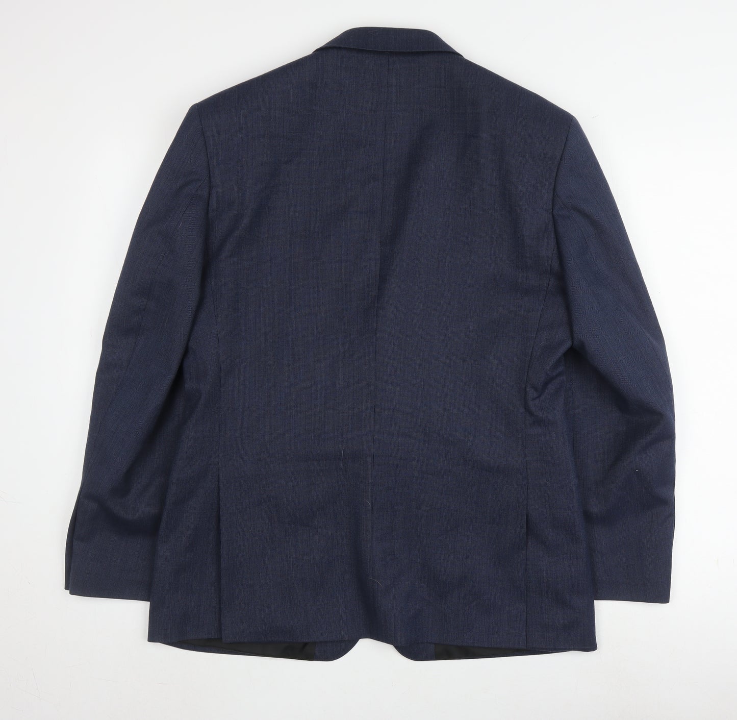 Ben Sherman Men's Blue Double Vented Wool Blend Suit Jacket Size 40 Regular