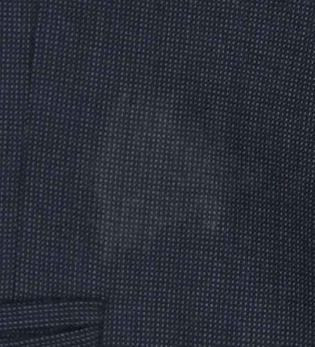 Ben Sherman Men's Blue Double Vented Wool Blend Suit Jacket Size 40 Regular