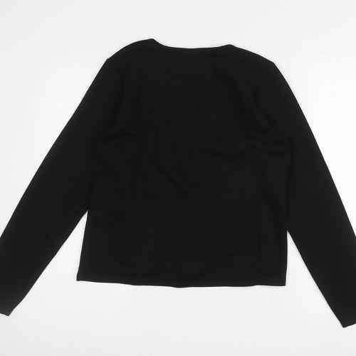 Jacqueline de Yong Women's Black Long Sleeve Blouse S