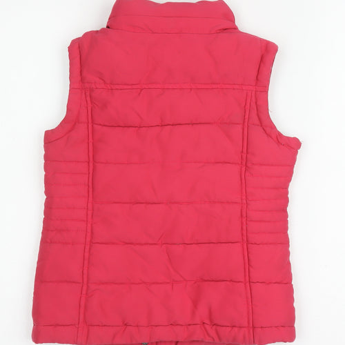 Peter Storm Girls Red Sleeveless Jacket 7-8 Years
