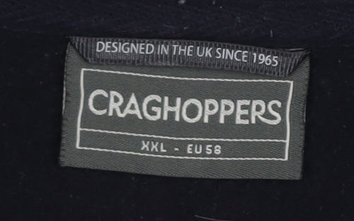 Craghoppers Men's Black 2XL High Neck 1/2 Zip Jumper