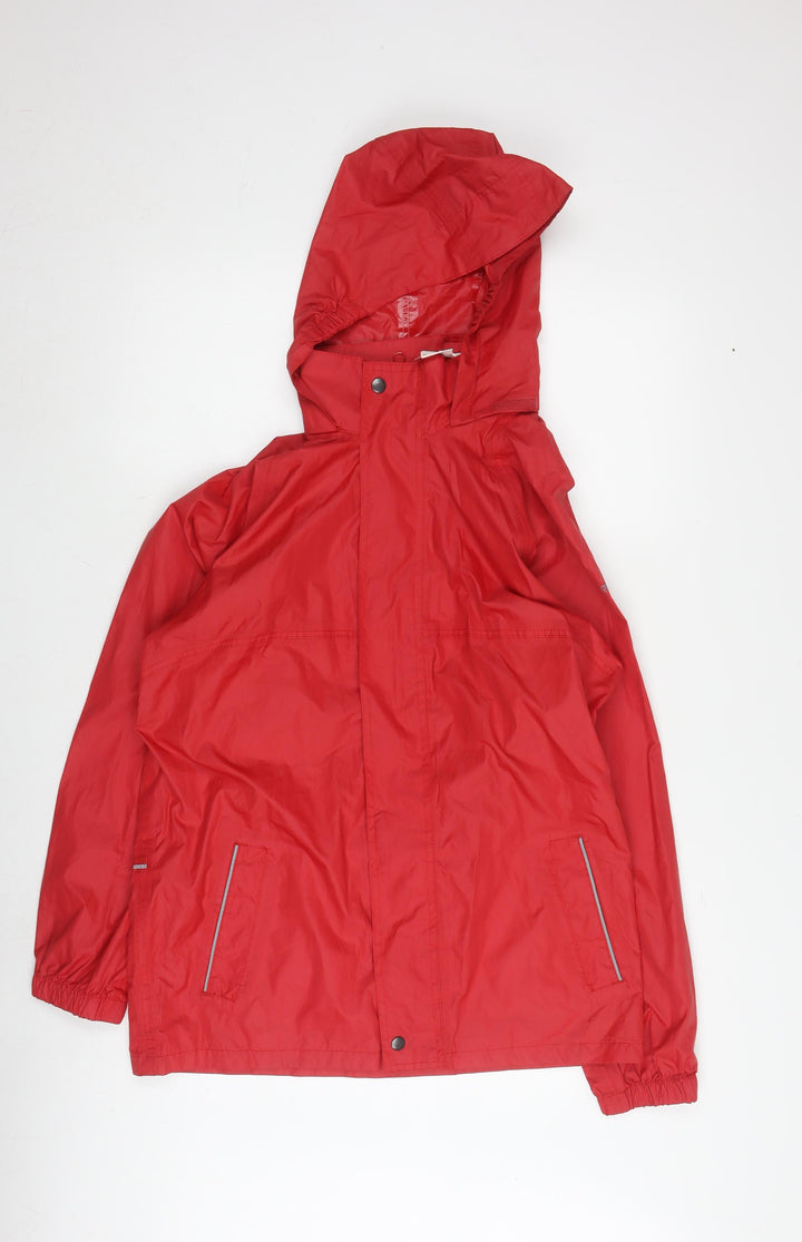 Regatta Men's Red 34 Rain Coat Jacket Hooded Waterproof