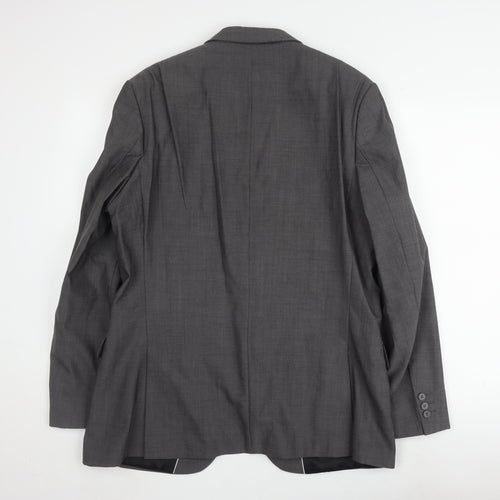 Jeff Banks Men's Grey Regular Fit Blazer 42R