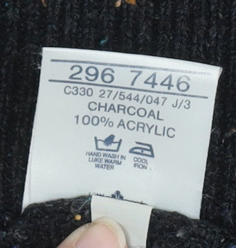 Amari Women's Black High Neck Jumper Size 10