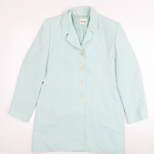 Viyella Women's Green Long Crepe Blazer - UK 8