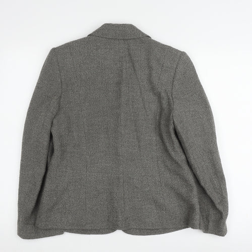 Eastex Women's Grey Tweed Suit Jacket Size 12