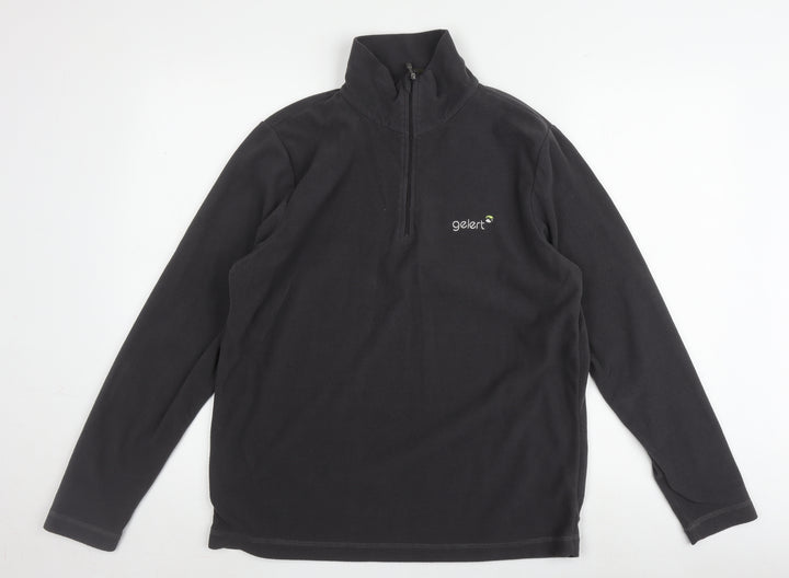 Gelert Men's Black S Pullover Fleece Sweatshirt