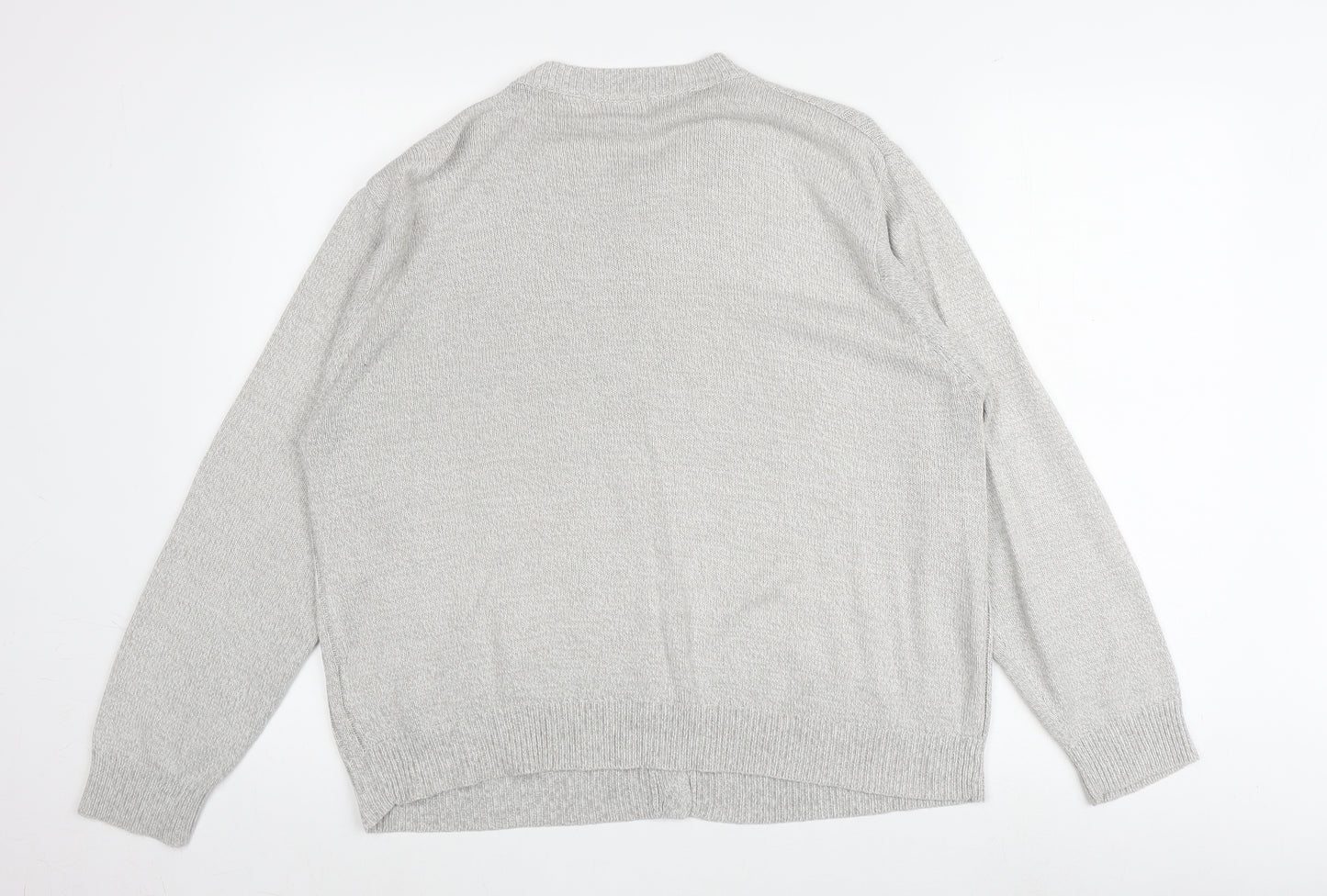 Honor Millburn Grey Women's L Cardigan, Button Accents