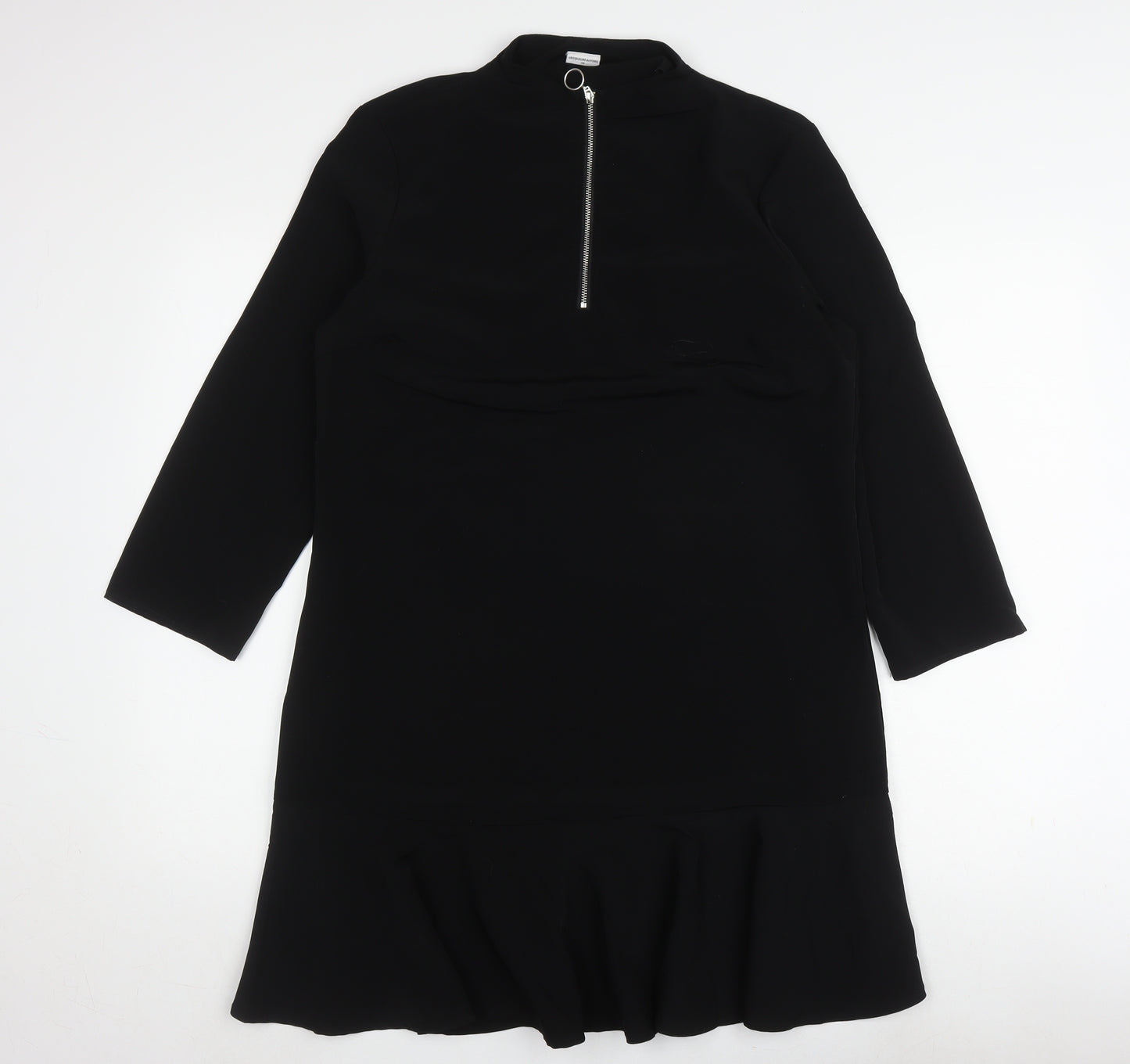 JACQUELINE de YONG Black A-Line Dress Size 10