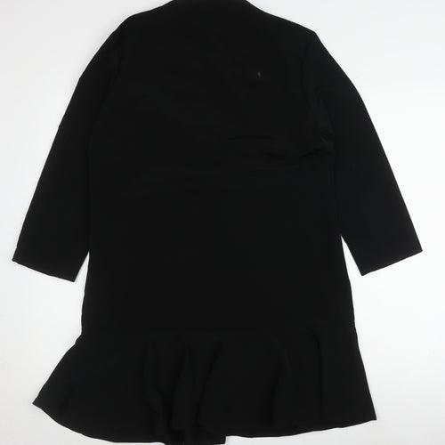 JACQUELINE de YONG Black A-Line Dress Size 10