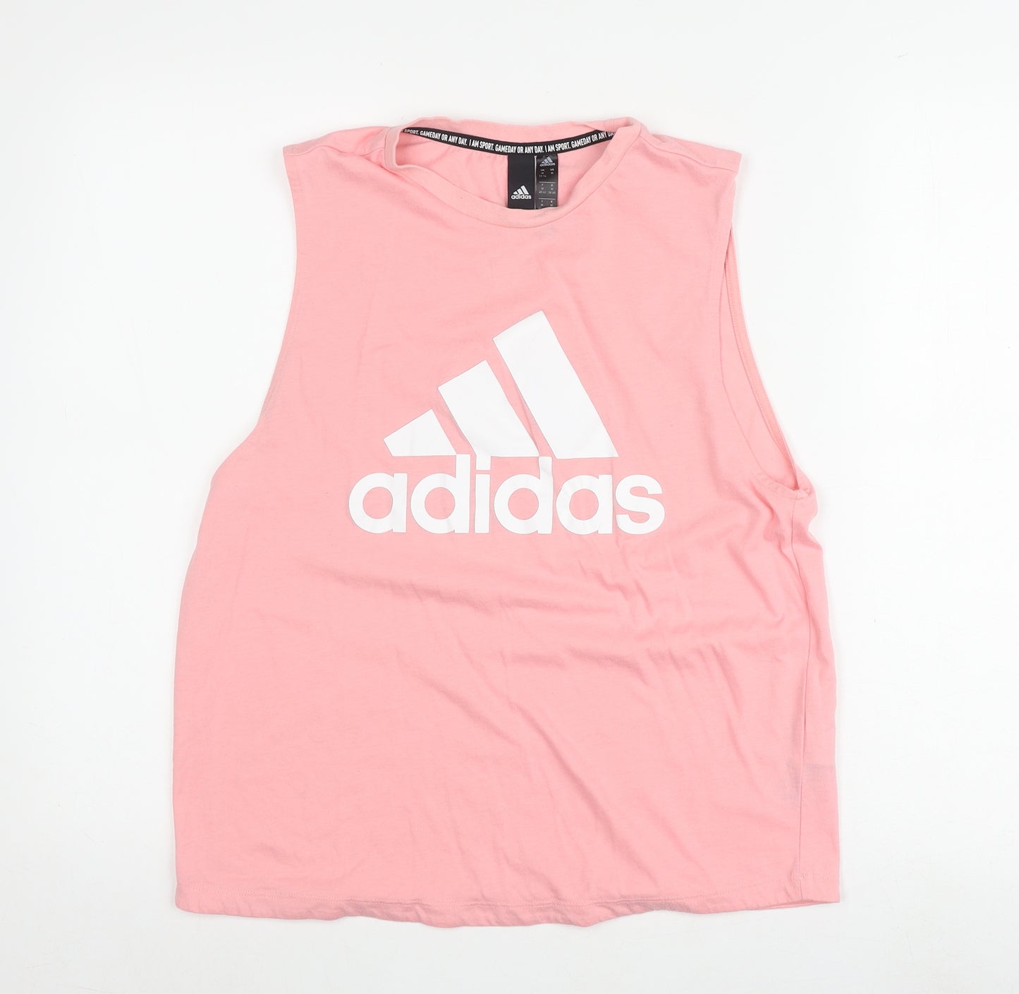 adidas Women's Pink Tank Top, Size M, Gym & Training