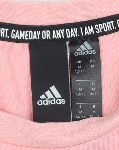 adidas Women's Pink Tank Top, Size M, Gym & Training