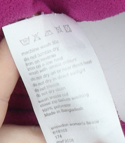 Mountain Warehouse Women's Purple Fleece Sweatshirt UK 12