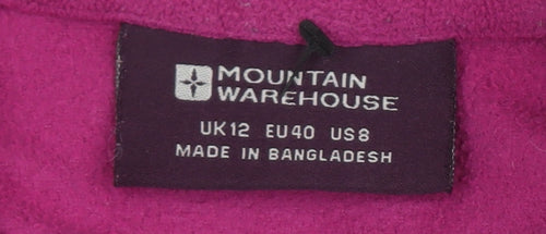 Mountain Warehouse Women's Purple Fleece Sweatshirt UK 12