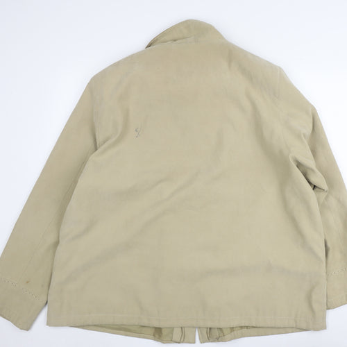 Nuage Women's Beige Mid-Length Jacket Size 22
