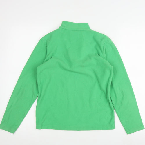 Mountain Warehouse Boys Green Fleece Pullover, 11-12 Years, 1/4 Zip