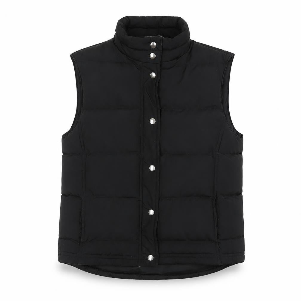 Front view of Marks & Spencer Women's Black Waistcoat UK, size 10