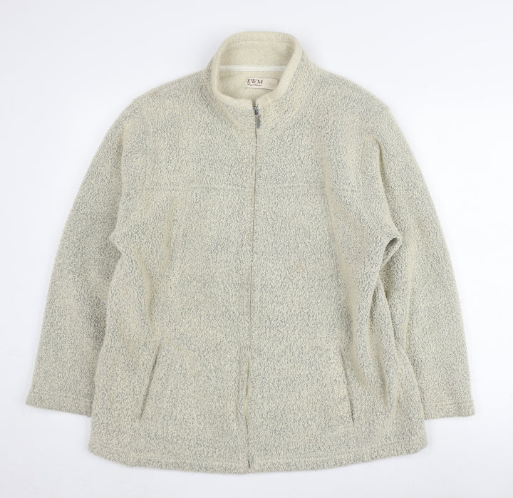 EWM Women's Ivory Mid-Length Jacket M